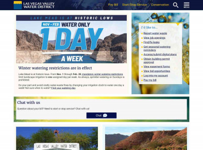 Las Vegas Valley Water District Official Website Las Vegas Valley Water District Official Website