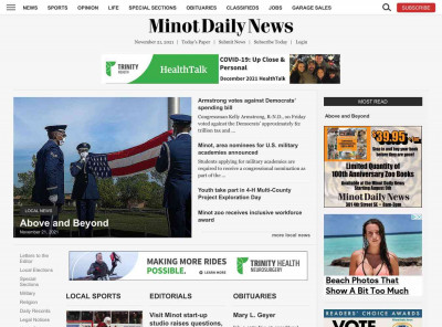 Minot Daily News: News, Sports, Jobs Minot Daily News: News, Sports, Jobs