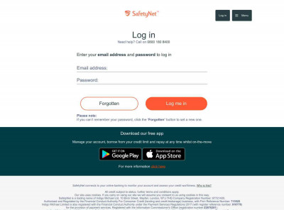 | SafetyNet | Log in | SafetyNet | Log in