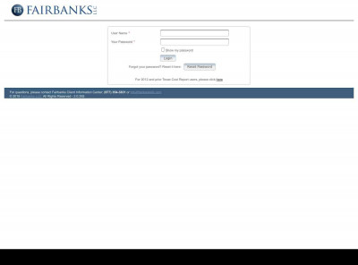 Fairbanks LLC CR - Login Fairbanks LLC CR - Login