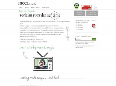 Menu for Week of November 22 Delivery - Meez Meals Menu for Week of November 22 Delivery - Meez Meals