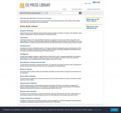 Supreme Court Yearbook Online Edition - CQ Press Library Supreme Court Yearbook Online Edition - CQ Press Library