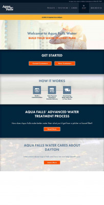 Aqua Falls Water Aqua Falls Water