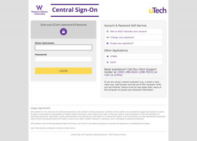 Western Illinois University - CAS – Central Authentication ... Western Illinois University - CAS – Central Authentication ...
