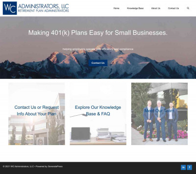 Manage your 401k retirement plan - WC Administrators, LLC Manage your 401k retirement plan - WC Administrators, LLC