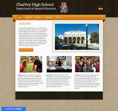 Chaffey High School Department of Special Education - Home Chaffey High School Department of Special Education - Home