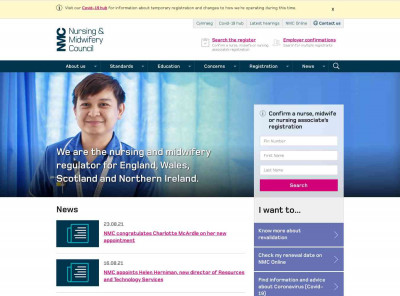 NMC Online - The Nursing and Midwifery Council NMC Online - The Nursing and Midwifery Council