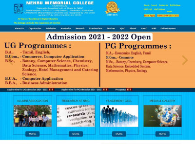 Nehru Memorial College Nehru Memorial College