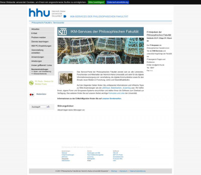 Webmail-Dienste - IKM-Services der Philosophischen Fakultät Webmail-Dienste - IKM-Services der Philosophischen Fakultät