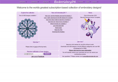 The worlds greatest subscription-based ... - EmbroideryDK The worlds greatest subscription-based ... - EmbroideryDK