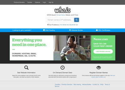 WHOIS Search, Domain Name, Website, and IP Tools - Who.is WHOIS Search, Domain Name, Website, and IP Tools - Who.is