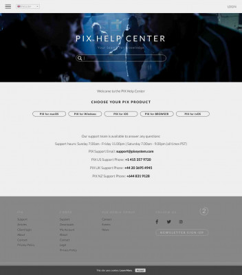 Sign In to PIX for tvOS Sign In to PIX for tvOS