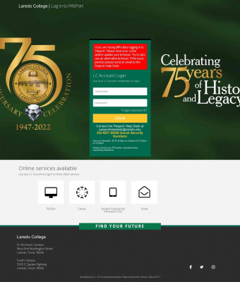 Laredo College PASPort Login Laredo College PASPort Login