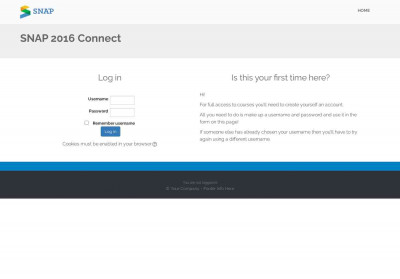 Forgotten password - SNAP 2016 Connect Forgotten password - SNAP 2016 Connect