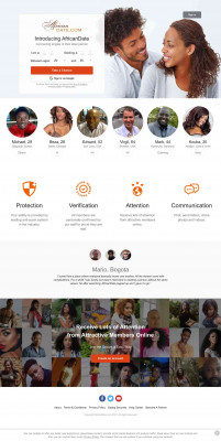 AfricanDate.com dating site allows searching online members ... AfricanDate.com dating site allows searching online members ...