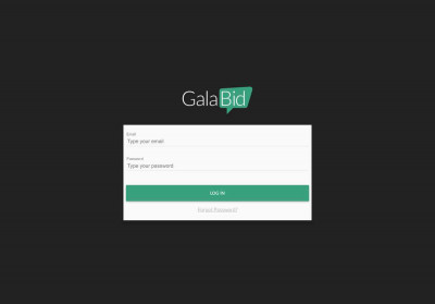 GalaBid Dashboard GalaBid Dashboard