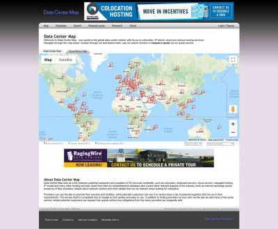 Xecunet, LLC. - Data Center Map Xecunet, LLC. - Data Center Map