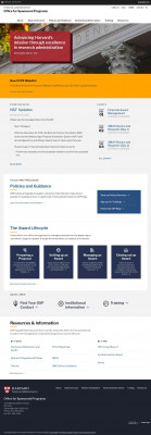 NSF Fastlane/Research.gov - Harvard Office for Sponsored ... NSF Fastlane/Research.gov - Harvard Office for Sponsored ...
