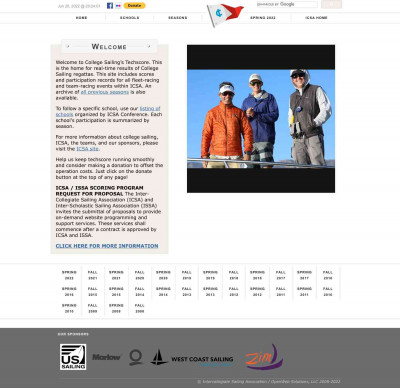 Scores | ICSA Real-Time Regatta Results - College Sailing Scores | ICSA Real-Time Regatta Results - College Sailing