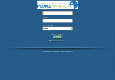 Oracle PeopleSoft Sign-in - People Manager Oracle PeopleSoft Sign-in - People Manager
