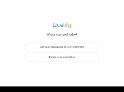 Givelify - Signup Givelify - Signup