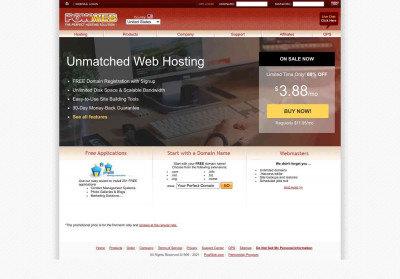 Web Hosting by PowWeb - One Plan, One Price Web Hosting by PowWeb - One Plan, One Price